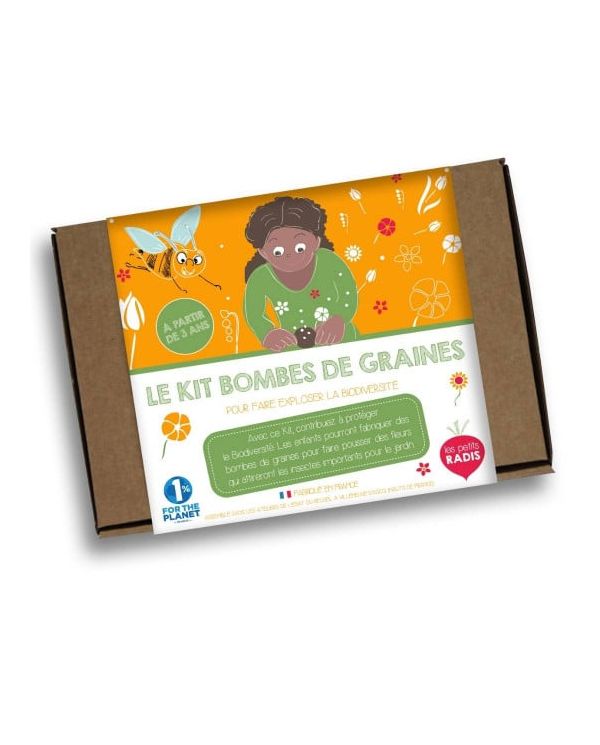 Kit bombes à graines Bio - Les petits Radis