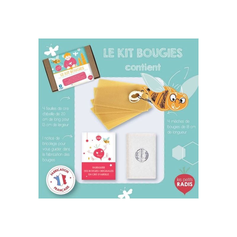 Kit Bougies pour enfants - Les petits Radis