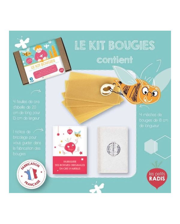 Kit Bougies pour enfants - Les petits Radis