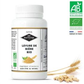 Levure de Bière Bio - 200 gélules - MyPhytotek