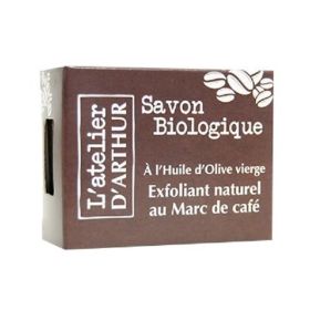 Savon à l'huile d'Olive Bio - Exfoliant au Marc de café - 100g - L'Atelier d'Arthur