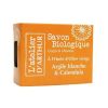 Savon à l'huile d'Olive Bio - Argile Blanche et Calendula - 100g - L'Atelier d'Arthur