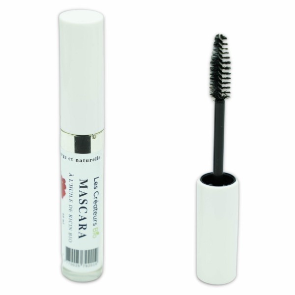 Mascara Huile de Ricin Cils Sourcils 10ml 100% Naturel – Les Créateurs Bio