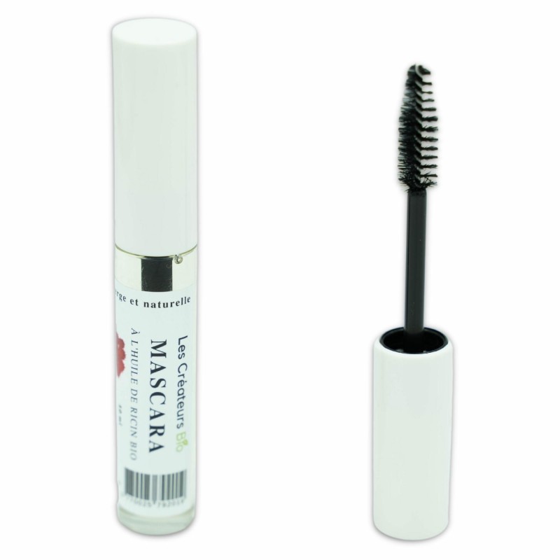 Mascara Huile de Ricin Cils Sourcils 10ml 100% Naturel – Les Créateurs Bio