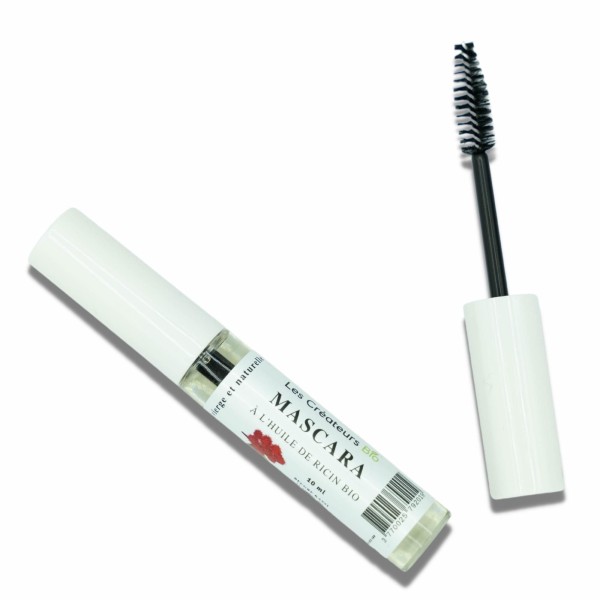 Mascara Huile de Ricin Cils Sourcils 10ml 100% Naturel – Les Créateurs Bio