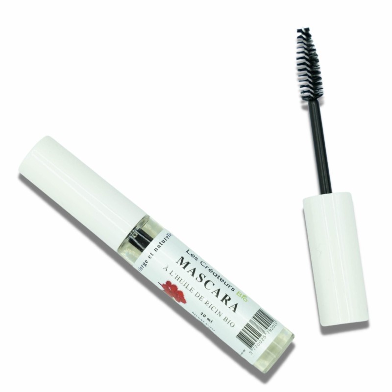 Mascara Huile de Ricin Cils Sourcils 10ml 100% Naturel – Les Créateurs Bio
