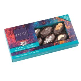 Dattes Medjool Bio enrobées de Cacao - Boîte de 8 - 115g - odilia