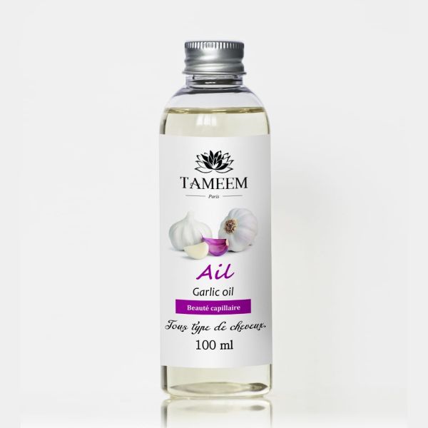 Huile d'Ail (Garlic Oil) - 100% Naturel - 100 ml - Tameem