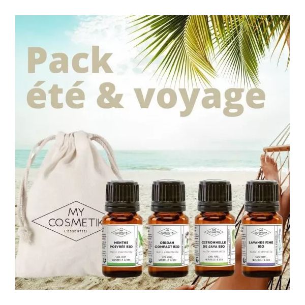 Pack Été & Voyage (coups de soleil, piqures d'insectes, douleurs, fatigue...)