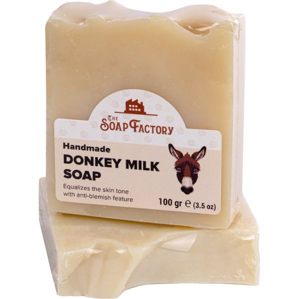 Savon artisanal au Lait d'Ânesse - Visage, corps et cheveux - 100 g - The Soap Factory