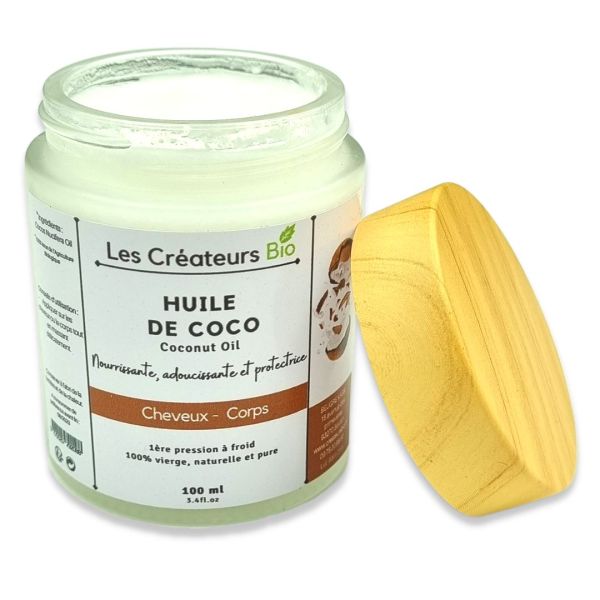 Huile de Coco (Coconut Oil) Pure et Vierge - 100 ml