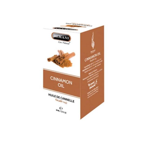 Huile de Cannelle (Cinnamon Oil) - 30 ml - 100% Naturelle - Hemani