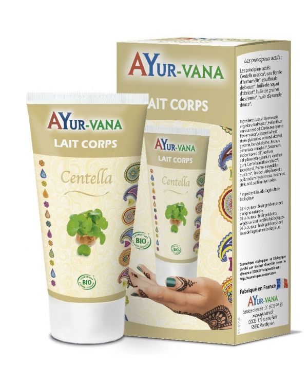 Lait corps ayurvédique à la Centella Bio - 75 ml - Ayur-vana