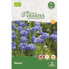 Graines de Bleuet Bio - Sachet de 250 graines à planter - Semences Vivantes