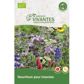 Nourriture pour insectes Bio - Fleurs comestibles à semer - Semences Vivantes