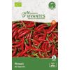 Graines de Piment de Cayenne Bio (Demeter) - Sachet de 25 graines à planter - Semences Vivantes