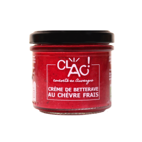 Tartinade à la Crème de betterave au chèvre frais - CLAC Conserverie