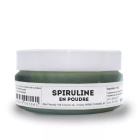 Spiruline en poudre 50g - 100% Naturelle - Actif cosmétique - MyCosmetik