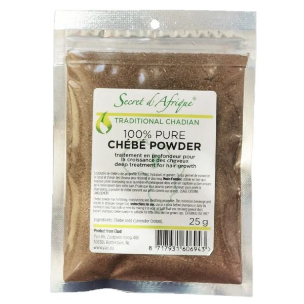 Poudre de Chébé (Chebe Seed Powder) - 100% Pure - 25g - Secret d'Afrique