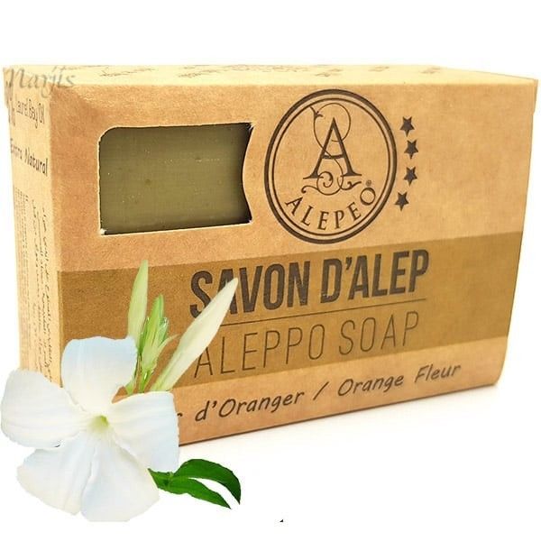 Savon d'Alep à la Fleur d'Oranger - 100g - Mani Bhadra