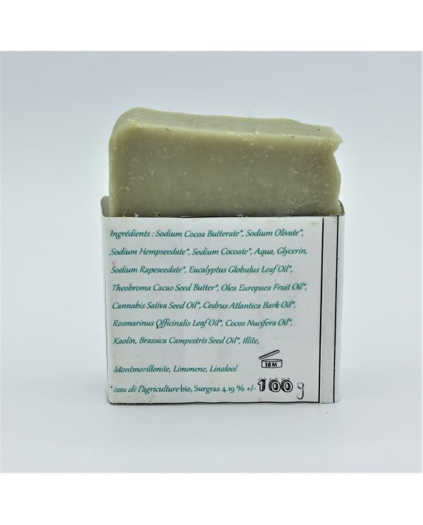 Savon Surgras Bio de Rasage "LE GENTLEMEN" - 100g - Câlidoux Calidoux Aroma Cosmétiques - 3