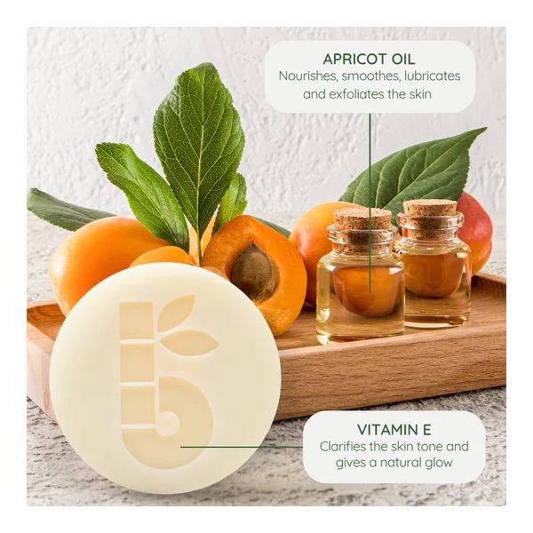 Savon de Rasage - Huile d'Abricot & Vitamine E - 80g - Bambaw