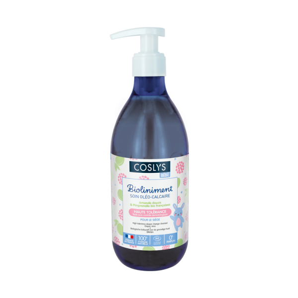 Liniment Bio Oléo-Calcaire pour Bébé - Amande douce & Pimprenelle Bio - 500 ml - Coslys