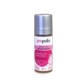 Déodorant Bio Roll-on Miel, Hamamélis et Pierre d'Alun - 50 ml - Propolia