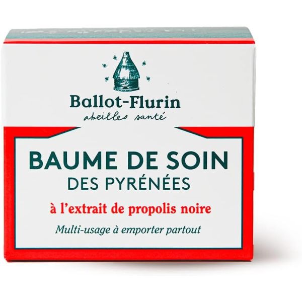 Baume de Soin des Pyrénées Bio - Propolis Noire - 30 ml - Ballot-Flurin