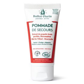 Pommade de Secours Bio - Propolis , Miel et Bourrache Bio - 50 ml - Ballot-Flurin