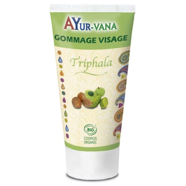 Gommage visage Bio au Triphala - Gelée Exfoliante 75ml - Ayur-Vana