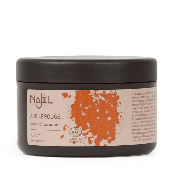 Argile Rouge en poudre - Visage & Corps - 150 g - Najel