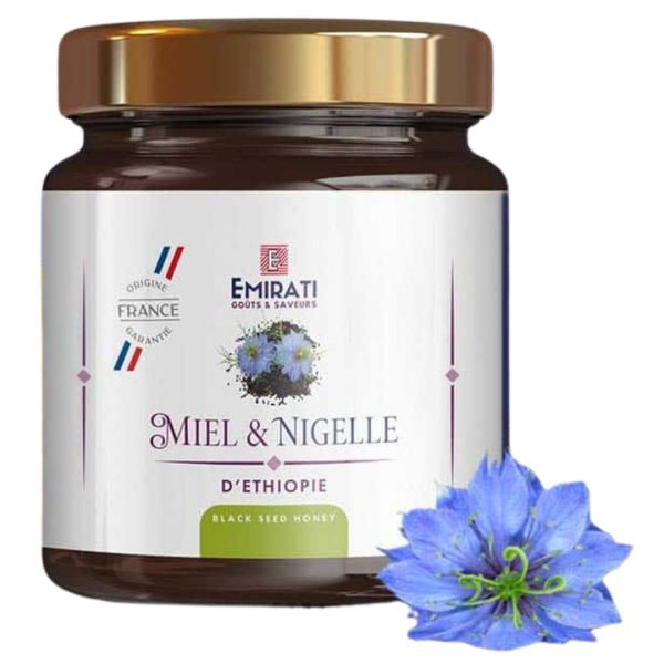 Miel et Nigelle d'Ethiopie (Habachia) 250g - EMIRATI