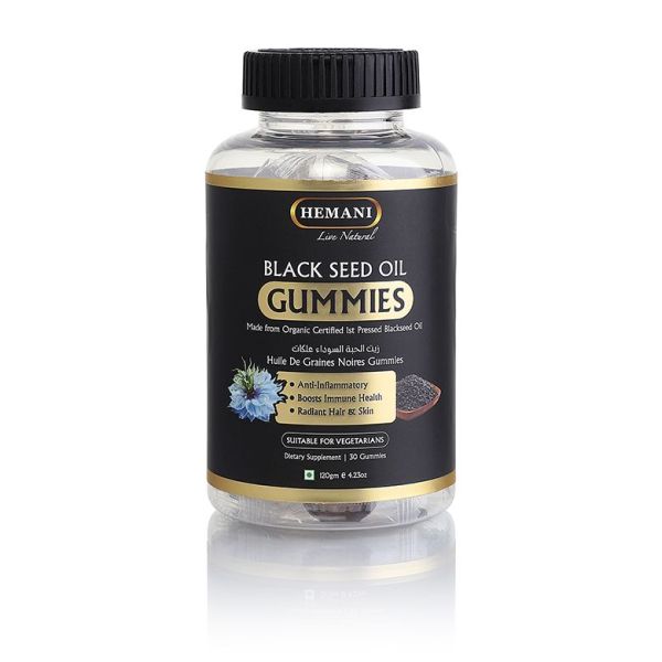 Gummies d'Huile de Nigelle (Black Seed Oil) - Anti-inflammatoire & Boost immunité - 30 Gummies - Hemani