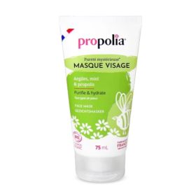 Masque visage Bio Propolis, Miel, Kaolin & Illite - 75 ml - Propolia