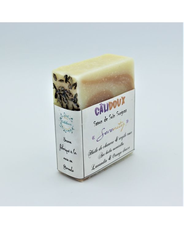 Savon Surgras Bio "SERENITY" - peaux sèches - 100g - Câlidoux Calidoux Aroma Cosmétiques - 2