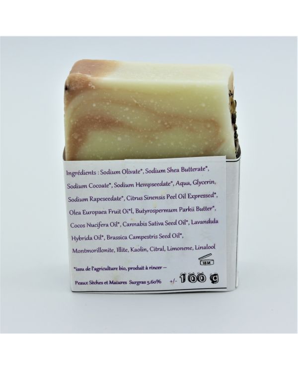 Savon Surgras Bio "SERENITY" - peaux sèches - 100g - Câlidoux Calidoux Aroma Cosmétiques - 3