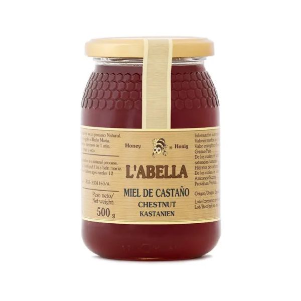 Miel de Châtaigne (châtaignier) - 500g - L'ABELLA MEL