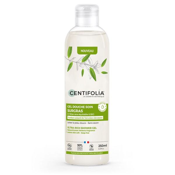 Gel Douche Soin Surgras Verveine Citronnée Bio - Centifolia
