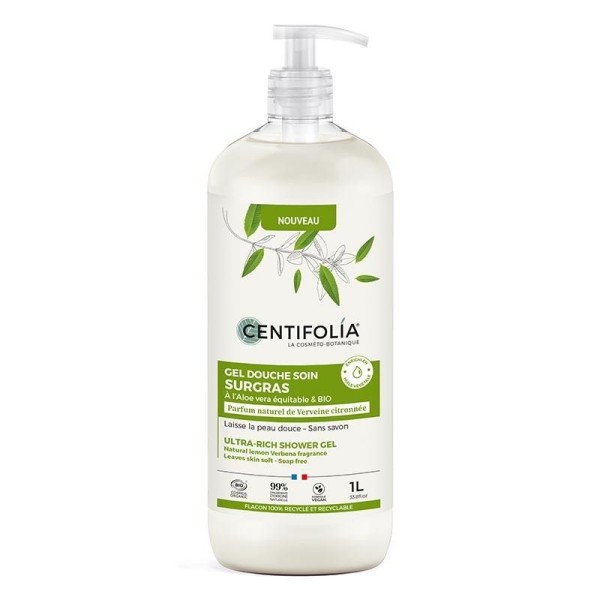 Gel Douche Soin Surgras Verveine Citronnée Bio - Centifolia