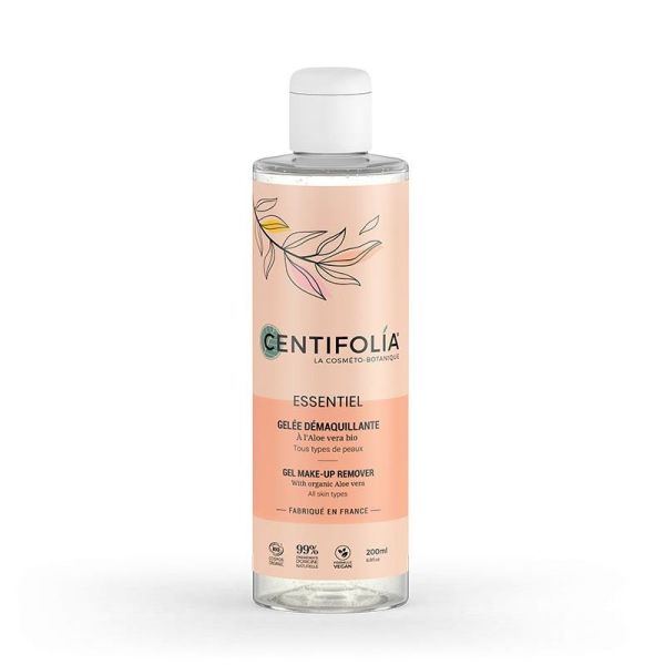 Gelée démaquillante Bio Aloe Vera & Thé Vert - 200 ml - Centifolia