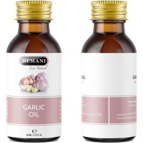 Huile d'Ail Pousse Cheveux - 30ml - Hemani