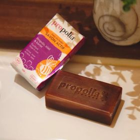 Savon Actif Bio Propolis au Miel & Karité - 100 g - Propolia