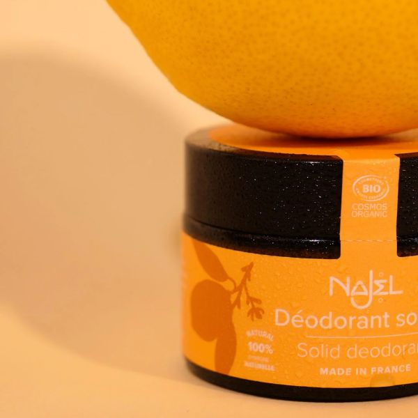 Déodorant Solide Bio - Mangue Citrus - Made in France - 45g - Najel
