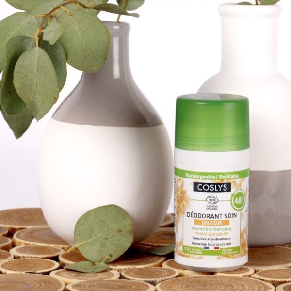 Déodorant Bio Soin Douceur - Aloe Vera & Avoine Bio - 50ml - Coslys