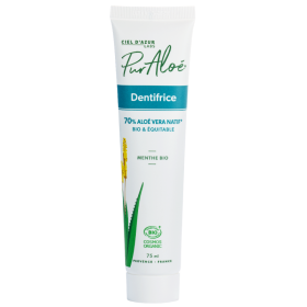 Dentifrice Bio 70% Aloé Vera & Menthe Bio - 75ml - Pur'Aloé