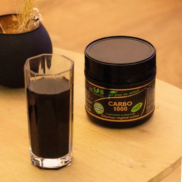 Charbon Actif de Coco en poudre (CARBO1000) - 150g - SFB Laboratoires
