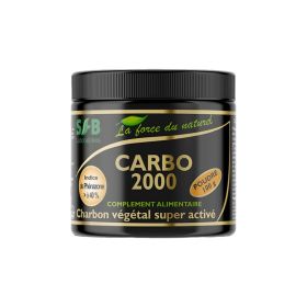 Charbon super Activé de Noix de Coco (CARBO2000) - 100g - SFB Laboratoires