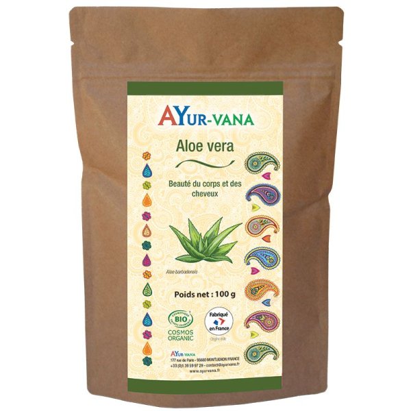 Aloé Vera Bio en poudre - 100 g - Ayur‑Vana