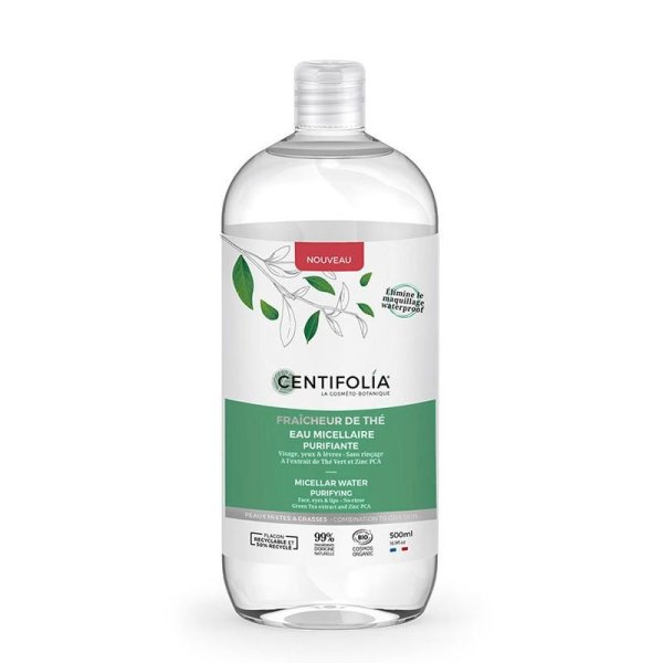 Eau Micellaire Bio Purifiante - Fraîcheur de Thé - 500 ml - Centifolia